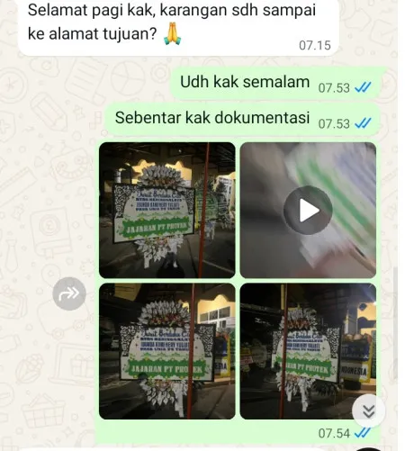 Pengiriman Papan Bunga Selamat Kesenden Kejaksan